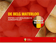Tablet Screenshot of debelgwaterloo.nl